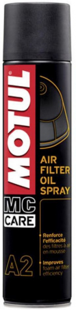 Intretinere Filtre Aer - spray ulei filtru aer  burete motul a2