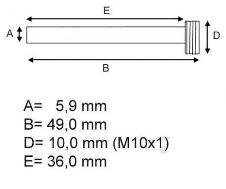 Stift culisant set etrier placute frana PPS-903 717.33.05 [1]