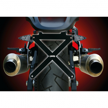 Suport plăcuță de înmatriculare moto reglabil [2]