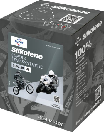 Ulei Motor 4T - Ulei de motor SILKOLENE SUPER 4 20W50 4L