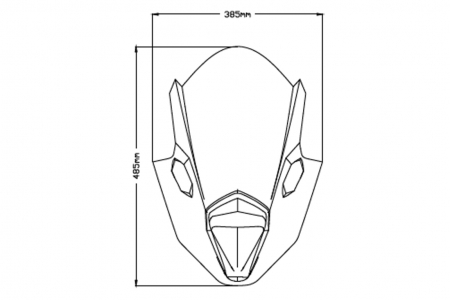 Windscreen PUIG Z-RACING dark smoke [1]