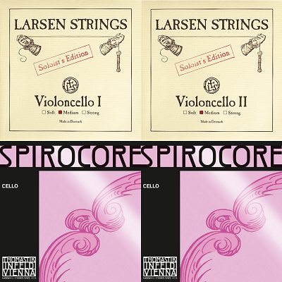 Set Larsen Soloist / Spirocore wolfram violoncel [1]