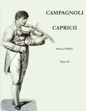 Metode si partituri - Campagnoli - Capricii pentru viola