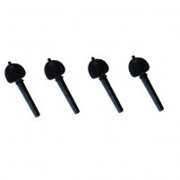 Chei si butoni - Set chei abanos, diverse ornamente viola
