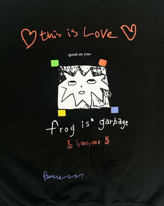 Frog is Garbage Sweater [2]