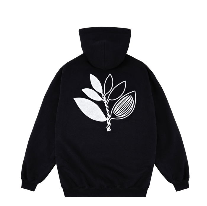 Magenta YIN ZIPPED HOODIE [2]