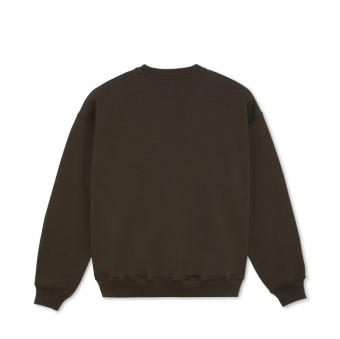 POLAR DAVE CREWNECK EARTHQUAKE BROWN [2]