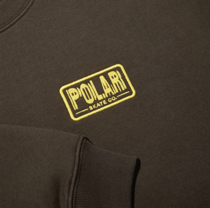 POLAR DAVE CREWNECK EARTHQUAKE BROWN [3]