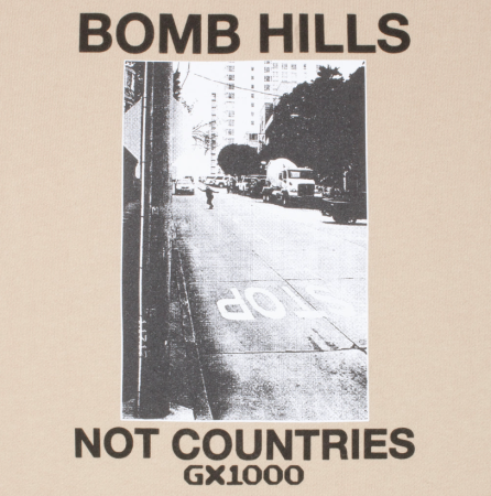 GX1000 Bomb Hills Not Countries Hoodie Sand [1]