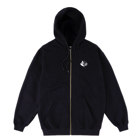 Magenta YIN ZIPPED HOODIE [0]