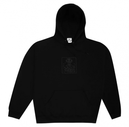 hoodies - LIMOSINE Snake Pit Hood - Black / Glitter Print