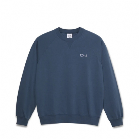 clothing - POLAR Default Crewneck Grey Blue