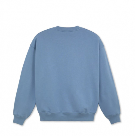 POLAR DAVE CREWNECK EARTHQUAKE OXFORD BLUE [1]