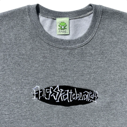 Frog Embroidered Logo Crewneck [1]