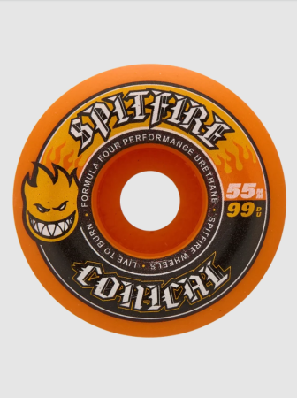 wheels - Spitfire F4 Conical Colored 99a Wheels 55mm