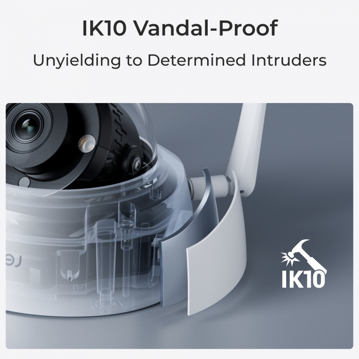 Camera Supraveghere 4K Reolink W437, Wi-Fi 6, Viziune Nocturna Color, Audio Bidirectional, Detectie Persoane/Vehicule/Animale, 8MP, Microfon si Difuzor Incorporat [5]