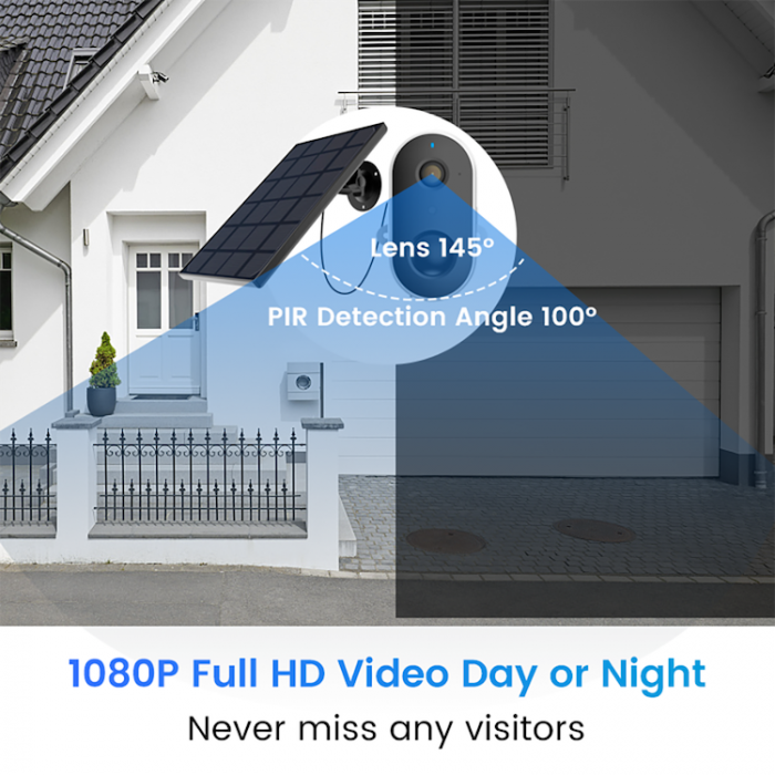 (Produs resigilat) Camera de supraveghere Arenti GO1, WIFI cu panou solar, baterie reincarcabila, detectare persoane, vedere nocturna [5]