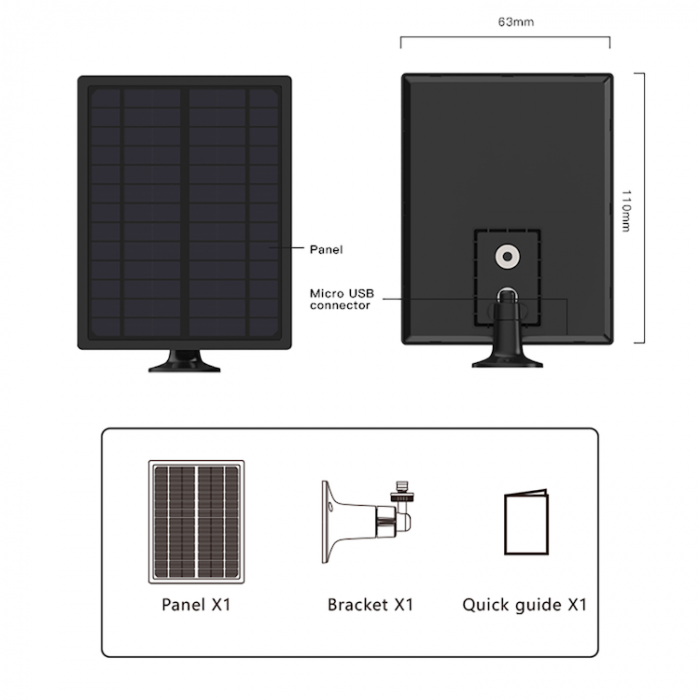 (Produs resigilat) Camera de supraveghere Arenti GO1, WIFI cu panou solar, baterie reincarcabila, detectare persoane, vedere nocturna [7]