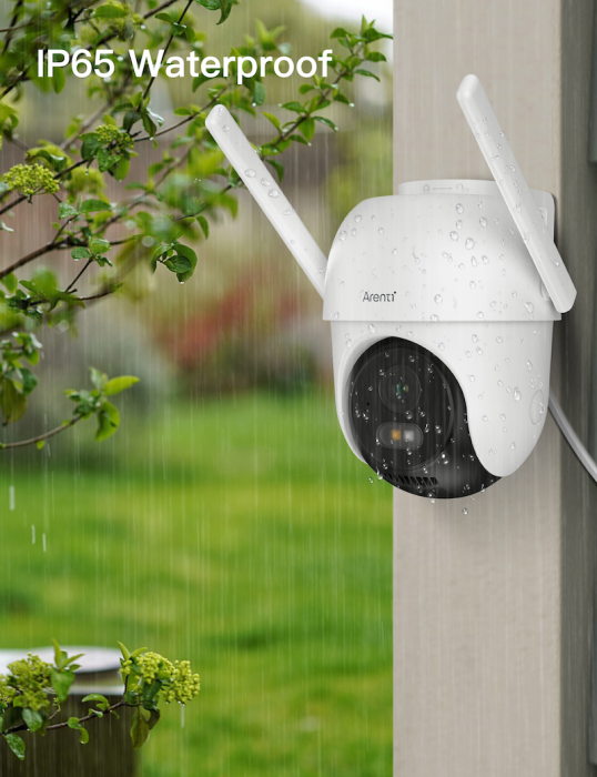Camera de supraveghere Arenti OP1, WIFI, detectare persoane, vedere nocturna, rezolutie 2.5K 4MP UHD, senzor de miscare, alerte Push [10]