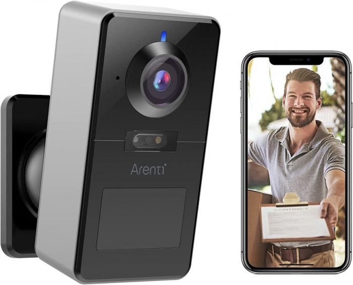 Camera de supraveghere Arenti POWER1, WIFI, cu baterie reincarcabila, detectare persoane, rezolutie 2K, senzor de miscare, alerte Push pe telefon [4]