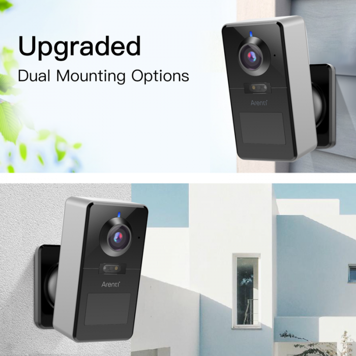 Camera de supraveghere Arenti POWER1, WIFI, cu baterie reincarcabila, detectare persoane, rezolutie 2K, senzor de miscare, alerte Push pe telefon [2]