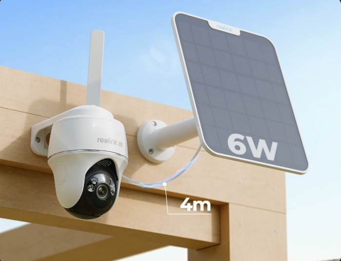 Camera de supraveghere Reolink Go PT Ultra cu Panou Solar, 4G - LTE, baterie, vizibilitate  360°, detectare Persoana/Vehicul, rezolutie 4K [4]