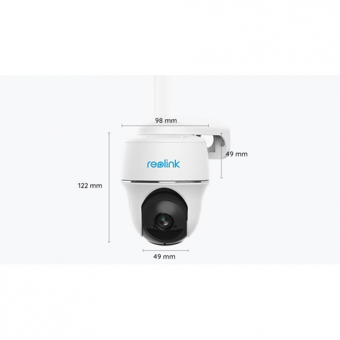 Reolink Go PT Plus surveillance camera with solar panel, 4G - LTE, rechargeable battery, 4 MP resolution, person/vehicle detection [4]