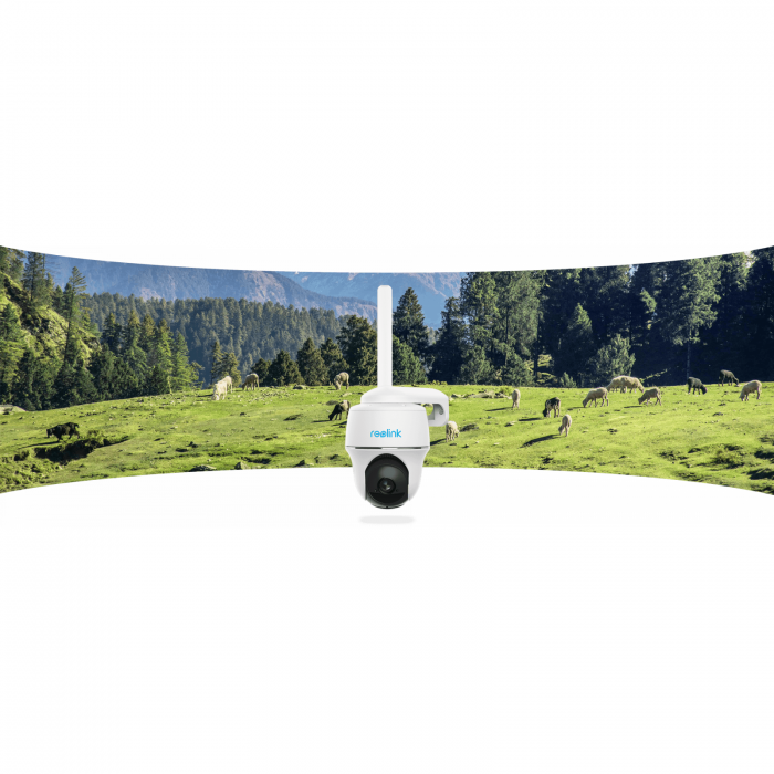 Reolink Go PT Plus surveillance camera with solar panel, 4G - LTE, rechargeable battery, 4 MP resolution, person/vehicle detection [12]