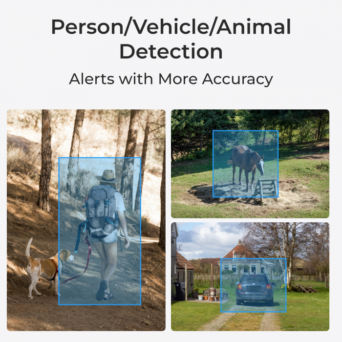 Surveillance camera with 4G, rechargeable battery, Reolink G330, 4 MP, person/vehicle detection, phone notifications [8]