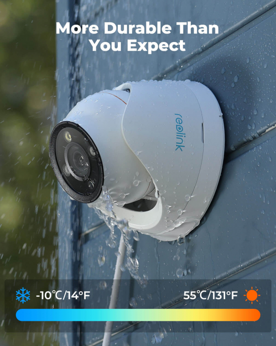 Camera de supraveghere Reolink RLC 1224A PoE, rezolutie 12MP, detectare Persoana/Vehicul, vedere nocturna color, averizare miscare pe telefon [5]