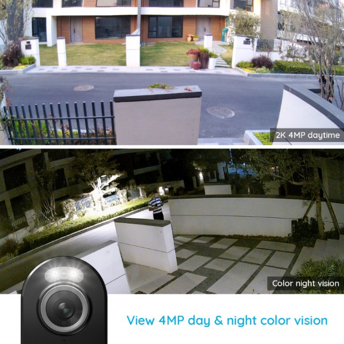 Camera de supraveghere Reolink Argus 3 PRO cu inteligenta artificiala, detectare Persoana/Vehicul baterie reincarcabila, rezolutie 4 MP [8]