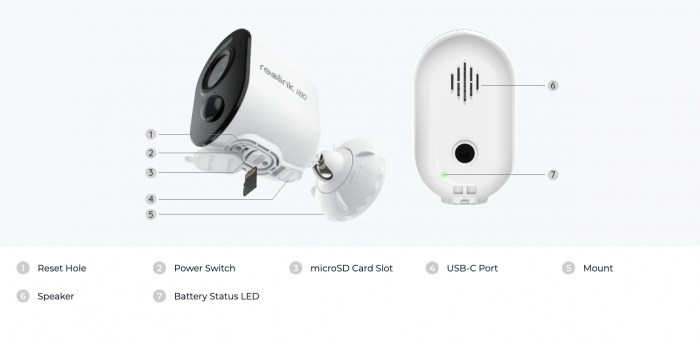 Reolink Argus 3 PRO Surveillance Camera with Solar Panel, Artificial Intelligence, Person/Vehicle battery detection, 4 MP resolution [3]