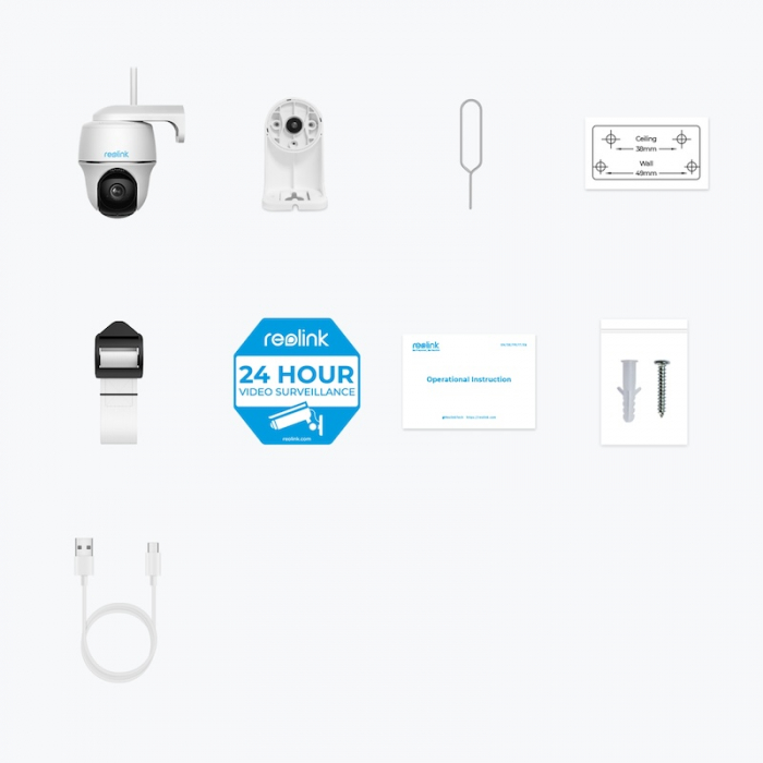 Reolink Argus B430 Battery Camera, 5MP, Color Night Vision, Smart Detection, Phone Notification, MicroSD Slot [9]