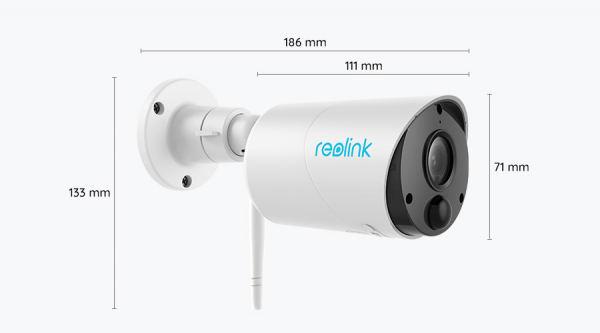 Camera de supraveghere Reolink Argus ECO-V2, WIFI, cu baterie reincarcabila, detectare persoana/vehicul, rezolutie 3MP, alerte Push [2]