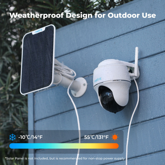 Camera de supraveghere Reolink Argus B430 cu baterie si panou solar, 5MP, Vedere pe timp de noapte color, Detectie inteligenta, Notificare telefon, Slot MicroSD [5]