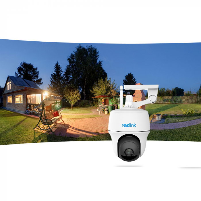 Camera de supraveghere Reolink Argus PT cu panou solar, WIFI, baterie, rezolutie Full HD, senzor de miscare, avertizare miscare pe email [8]
