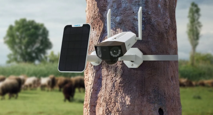 Camera de supraveghere Reolink DUO 2 4G - LTE cu panou solar, detectare Persoana/Vehicul, rezolutie 6MP, unghi vizualizare orizontal 180° [2]