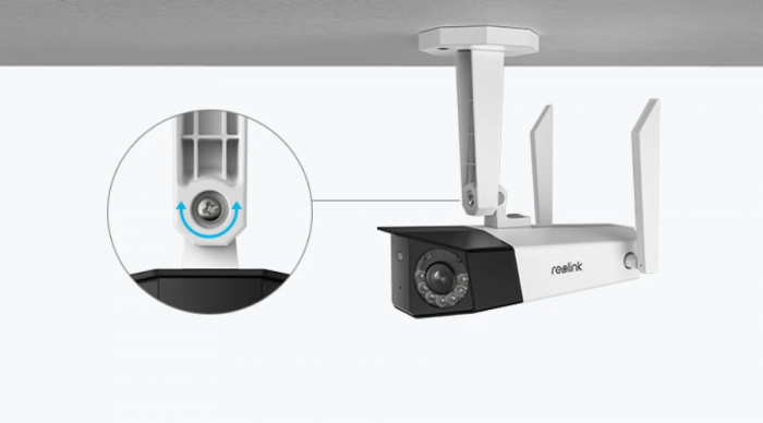 Reolink W730, WIFI dual lens surveillance camera with 8MP resolution, Person/Vehicle detection, 180° horizontal viewing angle [6]