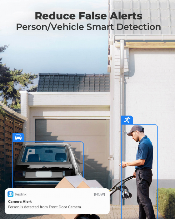 4G Surveillance Camera with Battery and Solar Panel, Reolink G340, 8 MP, Person/Vehicle Detection, Phone Notifications [9]