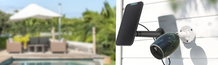 Surveillance camera package with Solar Panel and 64GB MicroSD Card, Reolink Go Plus with 4G, 4MP resolution. [8]