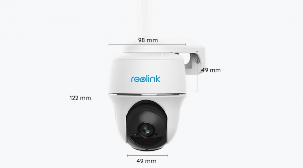 Reolink Go PT Plus surveillance camera with 4G - LTE, rechargeable battery, 360° visibility, Person/Vehicle detection, 4 MP resolution [2]