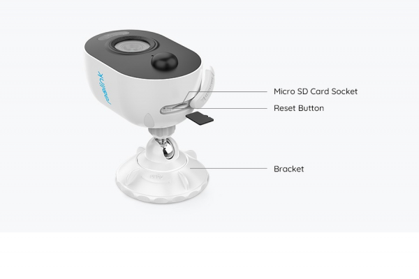 Reolink E430 WIFI Surveillance Camera, with Color Night Vision and LED Spotlight, Micro SD Card Slot, 4MP Resolution, Motion Sensor, Motion Alert via Email and Phone [6]