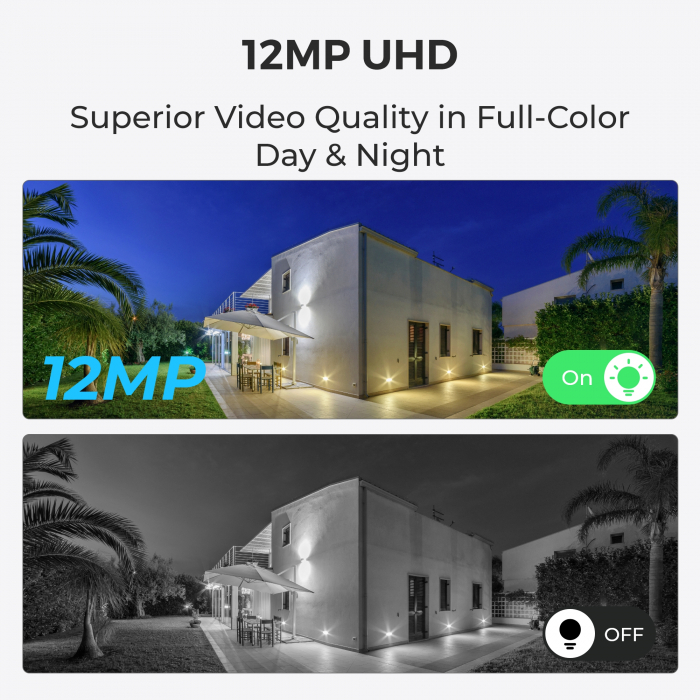 Reolink P344 PoE surveillance camera, 12MP resolution, Person/Vehicle detection, color night vision, motion alert on phone - Copie [4]