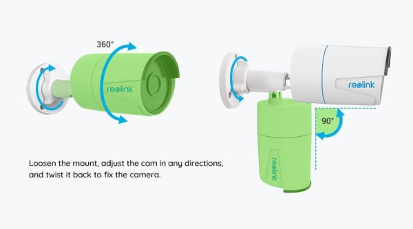 Camera de supraveghere Reolink RLC 510A cu inteligenta artificiala, detectare Persoana/Vehicul, rezolutie 5MP, notificare pe telefon [5]