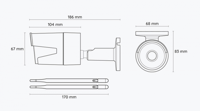Pachet camera de supraveghere cu Card MicroSD 64 GB, Reolink RLC 510WA WIFI, rezolutie de 5MP Super HD [2]