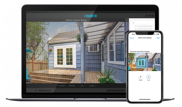Camera de supraveghere Reolink RLC 820A cu inteligenta artificiala, detectare Persoana/Vehicul, rezolutie  8MP (4K), notificare pe telef [8]