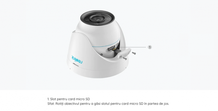 Camera de supraveghere Reolink RLC 833A cu inteligenta artificiala, detectare Persoana/Vehicul, zoom optic 3x, rezolutie de 8MP (4K) [3]