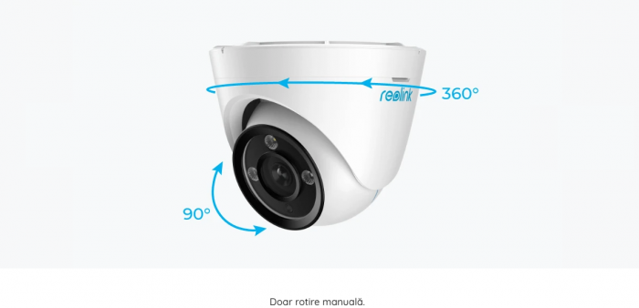 Camera de supraveghere Reolink P434 cu inteligenta artificiala, detectare Persoana/Vehicul, zoom optic 3x, rezolutie de 8MP (4K) [4]