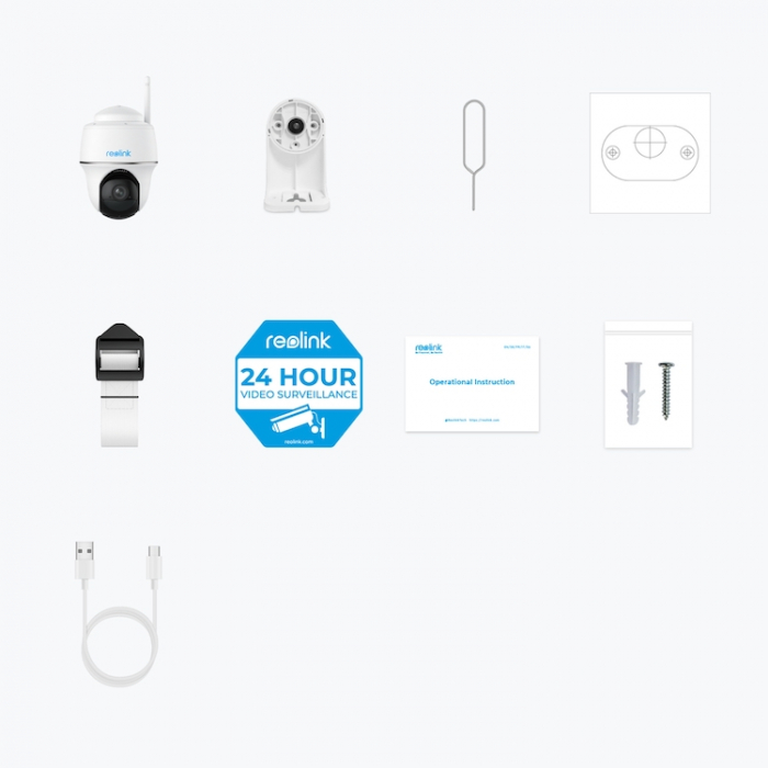 Camera de supraveghere Wi-Fi Reolink Argus B420, 3MP, Baterie reincarcabila, Vedere nocturna, Audio bidirectional, Detectare persoane/vehicule, Slot microSD [4]