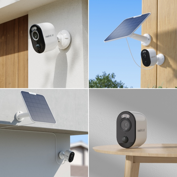 Wireless Surveillance Camera Reolink Argus B310 with Solar Panel, Rechargeable Battery, 3MP, Color Night Vision, Person/Vehicle Detection, Push Alerts, MicroSD Slot [7]